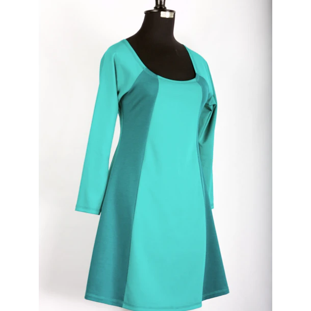 Vestido Bicolor SALE ks31 turquesa 2