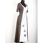 Vestido Mary Sale KS31-GRIS BLANCO 2