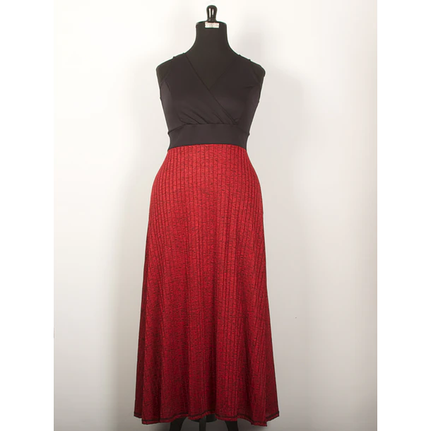 Vestido Flavia Negro Rojo ks31  SALE solo xl 1
