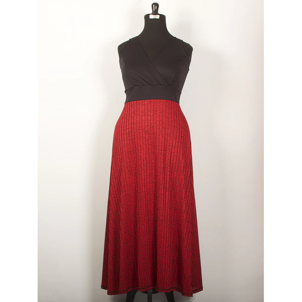 Vestido Flavia Negro Rojo ks31  SALE solo xl 2