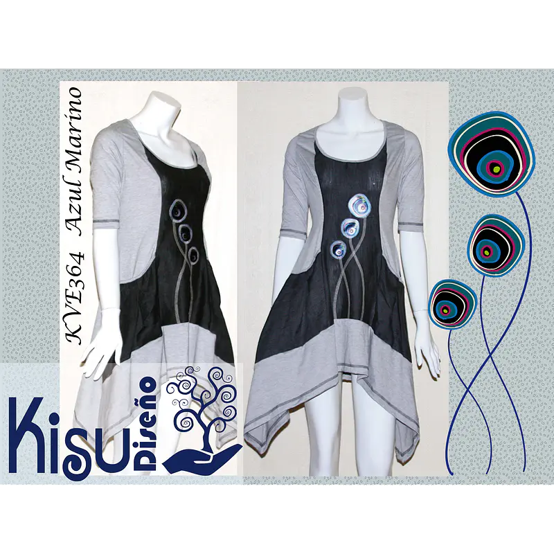 Vestido corto Bolsillos , solo S SALE