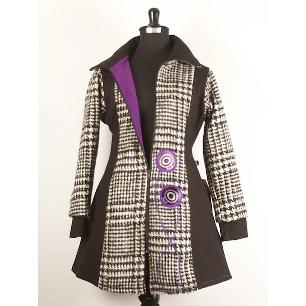 Abrigo Make Forrado en micropolar Escocés SALE SOLO S  KS 4-3-5 4