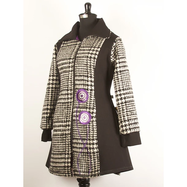 Abrigo Make Forrado en micropolar Escocés SALE SOLO S  KS 4-3-5 6