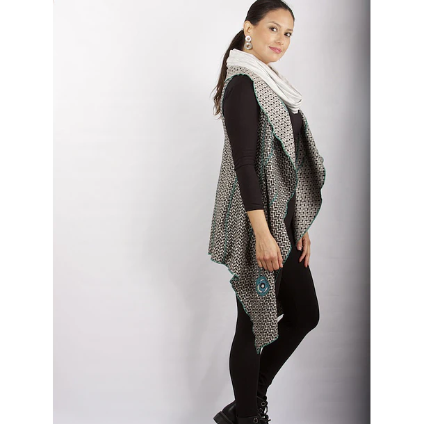 Chaqueton tapado Salma, TURQUESA KS2 SOLO S-M 1