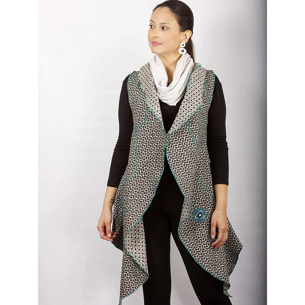 Chaqueton tapado Salma, TURQUESA KS2 SOLO S-M 4