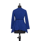 Poleron doble cruce Cunco Azul negro 4