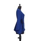 Poleron doble cruce Cunco Azul negro 3