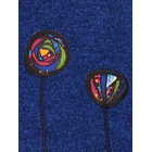 Poleron doble cruce Cunco Azul negro 5