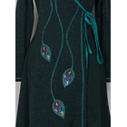 Vestido doble cruce Puelo Turquesa 3