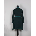 Vestido doble cruce Puelo Turquesa 4