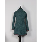 Vestido Queule lanilla  turquesa 3