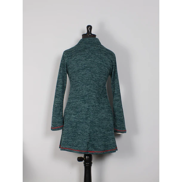 Vestido Queule lanilla  turquesa 3