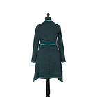 Vestido doble cruce Puelo Turquesa 3