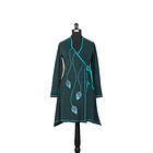 Vestido doble cruce Puelo Turquesa 1