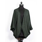 Tapado kimono lanilla Puer verde 1