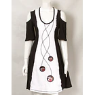 Vestido Central corto colores Yakun XS S 1
