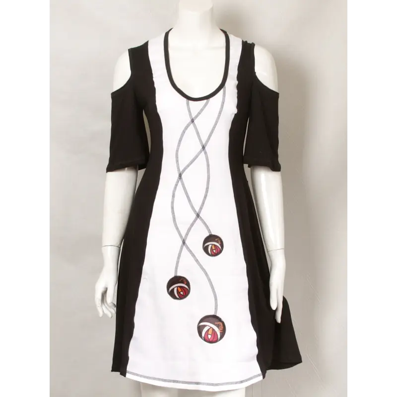 Vestido Central corto colores Yakun XS S