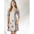 Vestido Central corto colores Yakun XS S 5