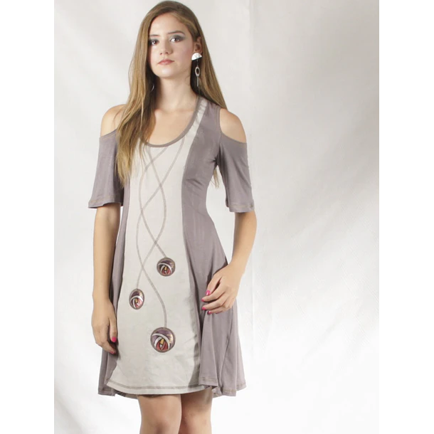 Vestido Central corto colores Yakun XS S 5