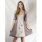 Vestido Central corto colores Yakun XS S 7
