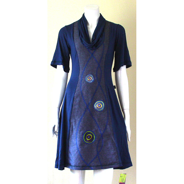 Vestido Central corto colores Yakun XS S 8
