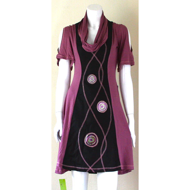 Vestido Central corto colores Yakun XS S 10