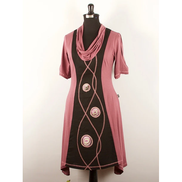 Vestido Central corto colores Yakun XS S 12