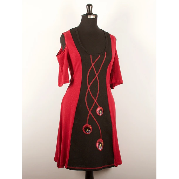 Vestido Central corto colores Yakun XS S 13