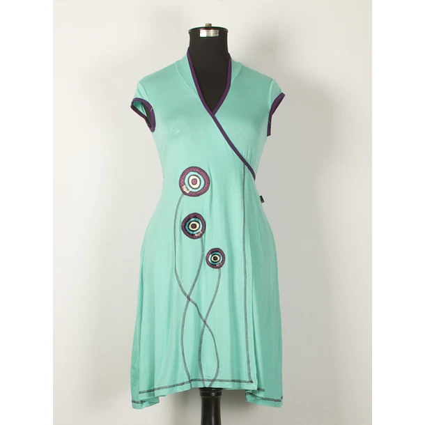 Vestido doble cruce Lilian colores  5
