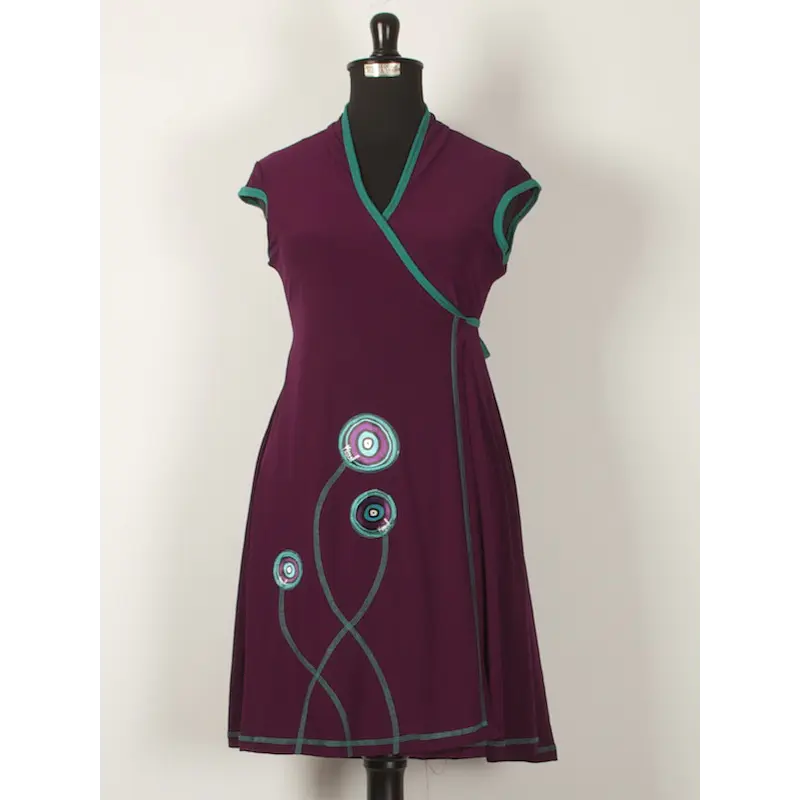 Vestido doble cruce Lilian colores 