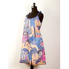Vestido  Irina Azul  CORTO TALLA ML KS10 2