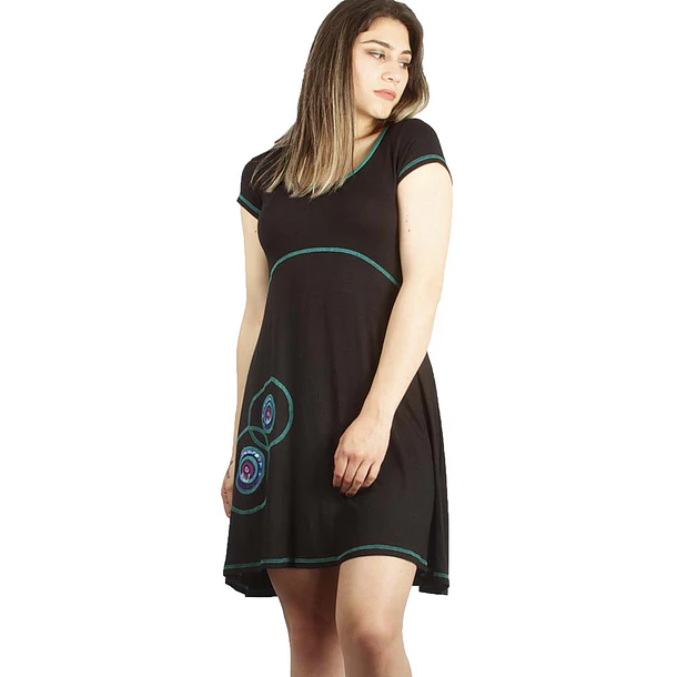 Vestido Vania S negro ks10 3