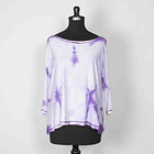 polera modal teñida a mano morado talla única KS11 1