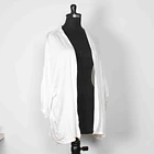 Tapado corte camisero recto en seda Talla única KS11 1