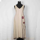 Vestido Lino solo talla S y M K16.  2