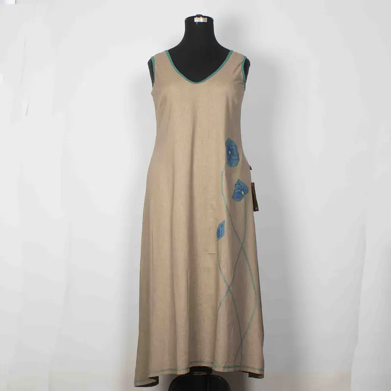 vestido lino solos s k16.  