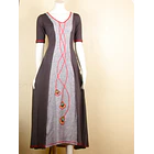 Vestido Mary detalles rojo TALLA S ks20 1