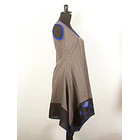 Vestido Giglia gris bordado k16 3