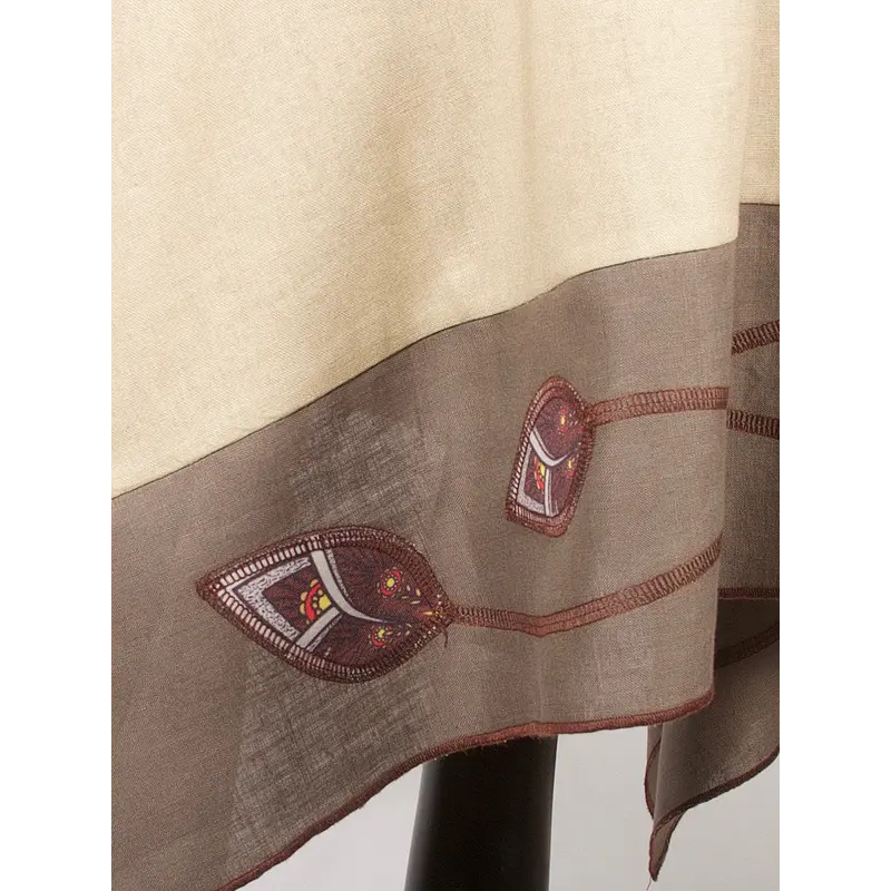Vestido giglia lino crudo k16