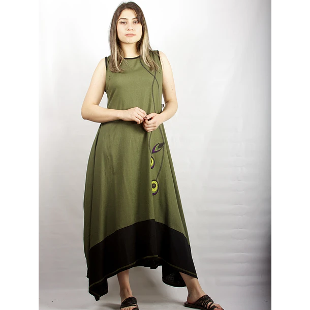 Vestido Tupahue lino Sale solo L ks20- COPIA 3
