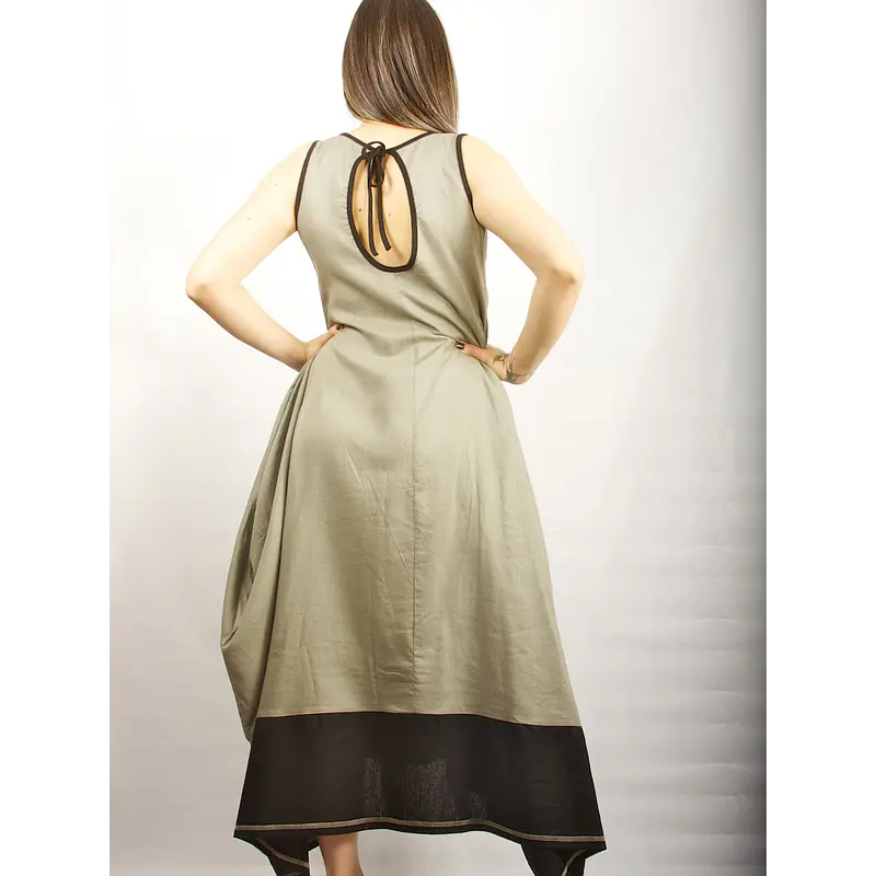 Vestido Tupahue lino Sale solo M ks20