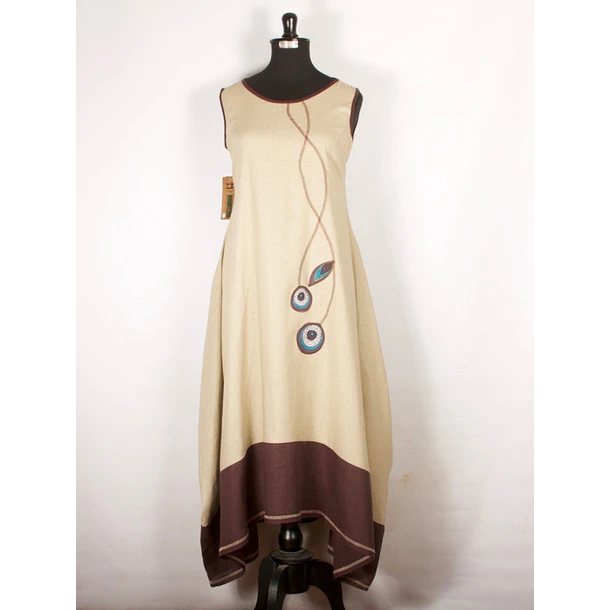 Vestido Tupahue lino Sale solo L ks20- COPIA 6