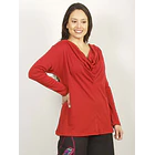 Poleron  Odda Algodón pima. xl -2xl SALE 1