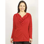 Poleron  Odda Algodón pima. xl -2xl SALE 2