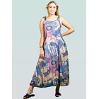 Vestido largo Irina Azul  TALLA L KS8  1