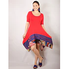 Vestido Kuyan rojo SALE sc KS8 1