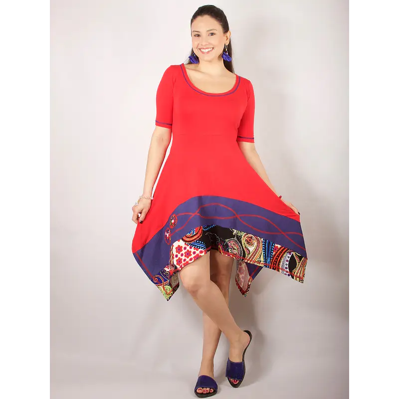 Vestido Kuyan rojo SALE sc KS8