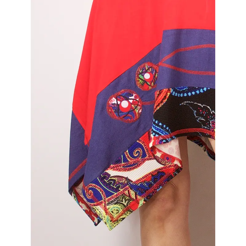 Vestido Kuyan rojo SALE sc KS8