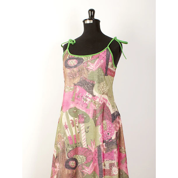 Vestido largo Irina Azul  TALLA L KS8  6