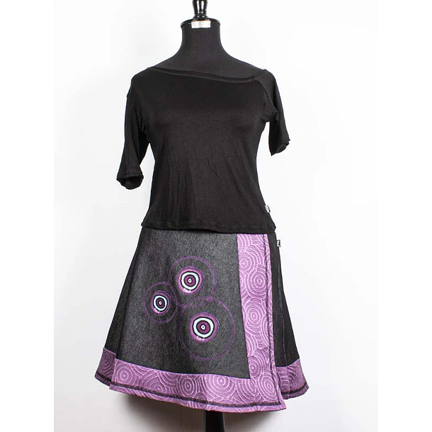 Falda pareo corta, colores KS6 KS8 1